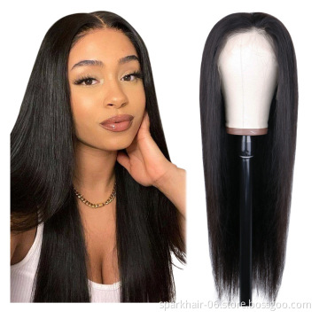 Remy raw virgin brazilian human hair lace front wig,straight lace front wig human hair,lace front human hair wigs with baby hair